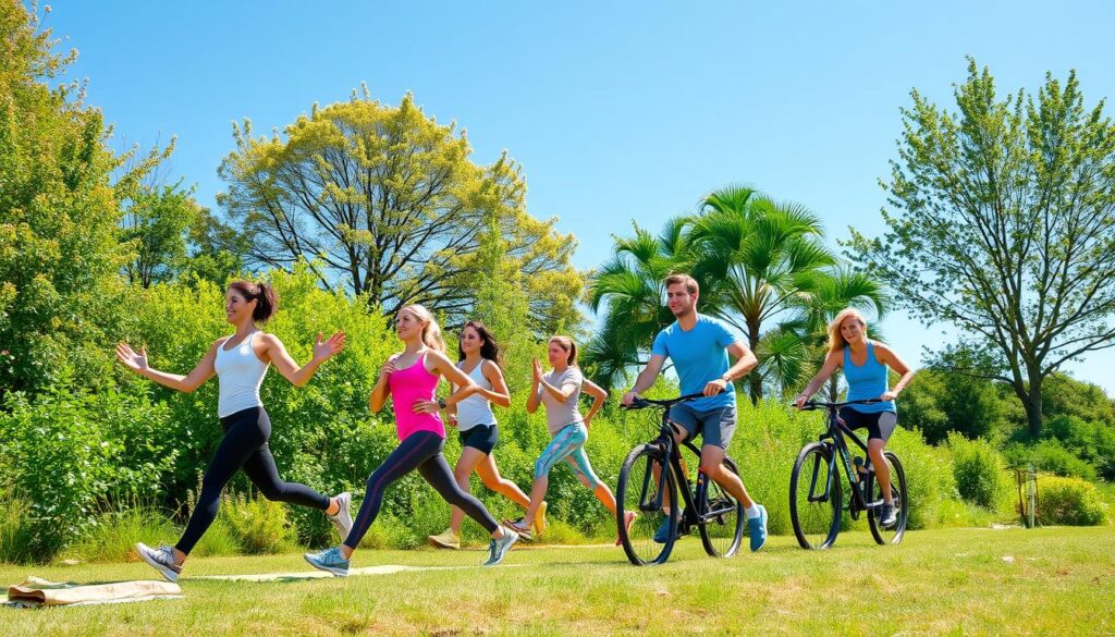 physical fitness routines